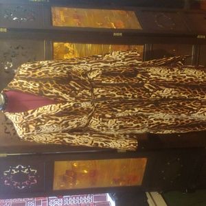 Leopard Print Robe